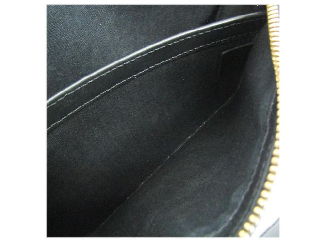 Céline Borsa a tracolla orizzontale Celine Triomphe Nero Marrone scuro - vista 14