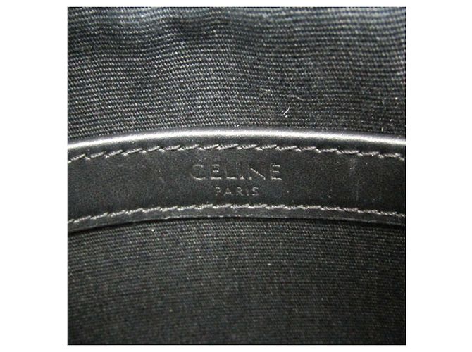Céline Borsa a tracolla orizzontale Celine Triomphe Nero Marrone scuro - vista 16