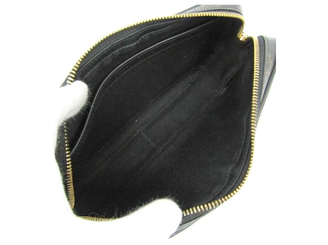 Céline Borsa a tracolla orizzontale Celine Triomphe Nero Marrone scuro - vista 4