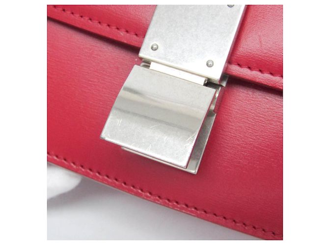 Céline Borsa a tracolla in pelle da donna Celine Classic Box Small Rosso - Ansicht 10