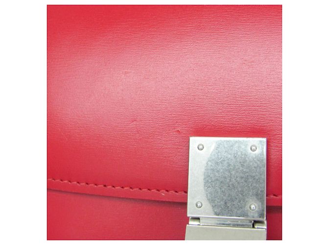 Céline Borsa a tracolla in pelle da donna Celine Classic Box Small Rosso - Ansicht 11