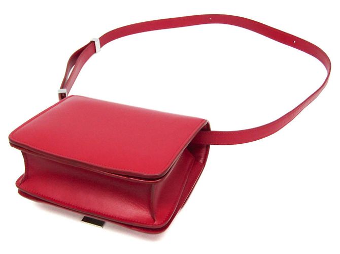 Céline Borsa a tracolla in pelle da donna Celine Classic Box Small Rosso - Ansicht 2