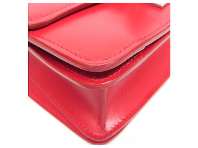 Céline Borsa a tracolla in pelle da donna Celine Classic Box Small Rosso - Ansicht 5