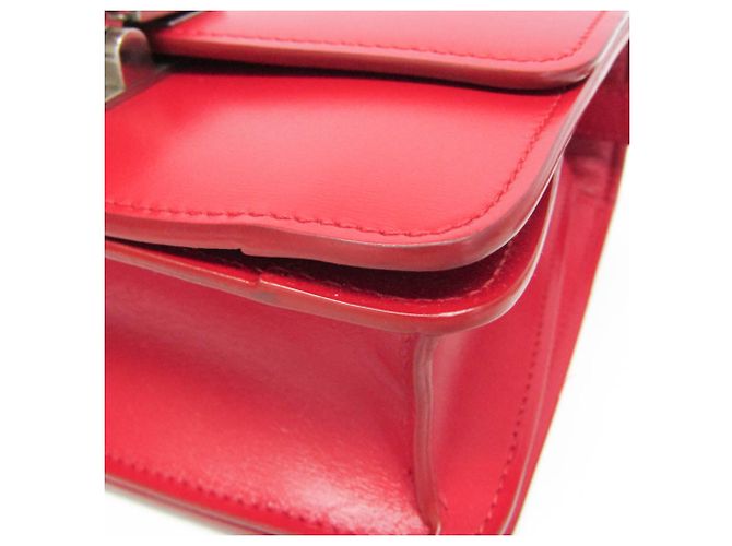 Céline Borsa a tracolla in pelle da donna Celine Classic Box Small Rosso - Ansicht 6