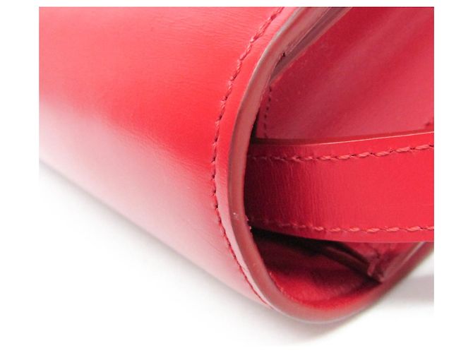 Céline Borsa a tracolla in pelle da donna Celine Classic Box Small Rosso - Ansicht 7