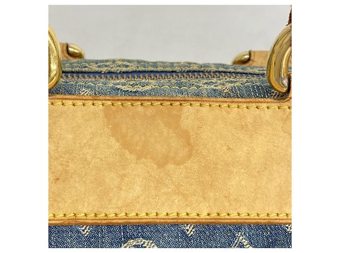 Borsa Louis Vuitton Monogram Denim Neo Speedy Blu - vista 13