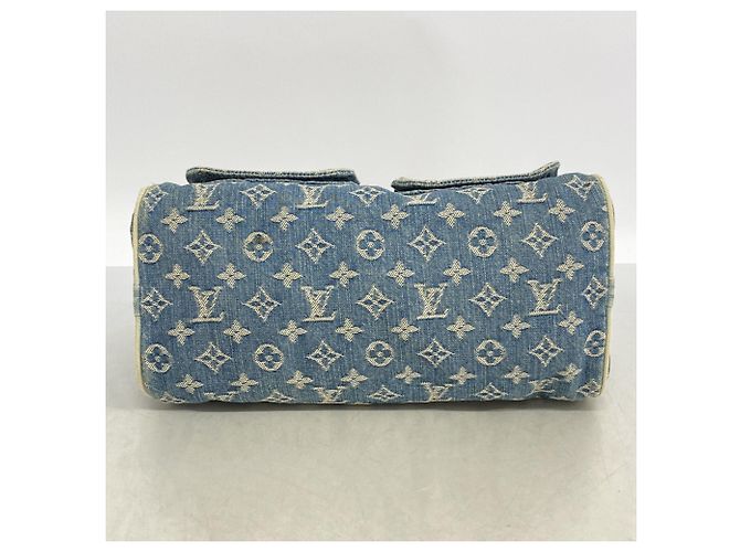 Borsa Louis Vuitton Monogram Denim Neo Speedy Blu - vista 3