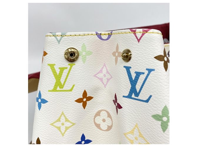 Borsa Louis Vuitton Monogram Multicolor Beverly GM Bianco - vista 11