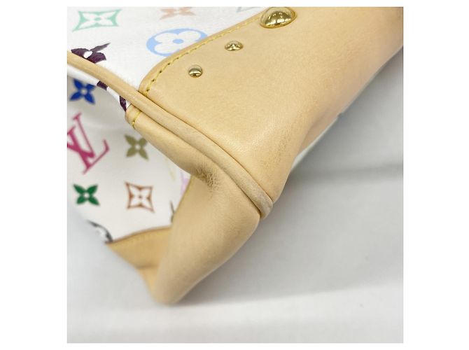 Borsa Louis Vuitton Monogram Multicolor Beverly GM Bianco - vista 6