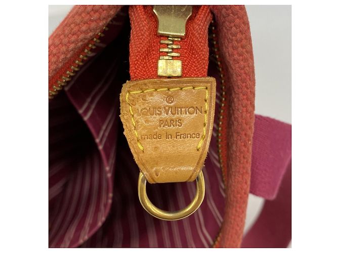 Borsa Louis Vuitton Antigua Cabas PM Rosso - vista 5