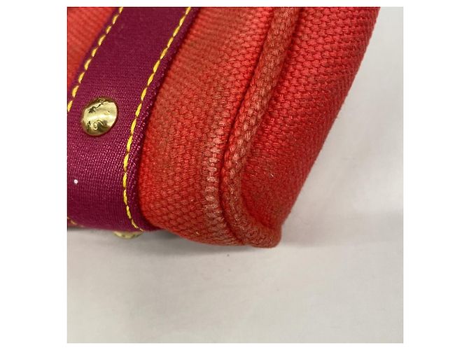 Borsa Louis Vuitton Antigua Cabas PM Rosso - vista 6