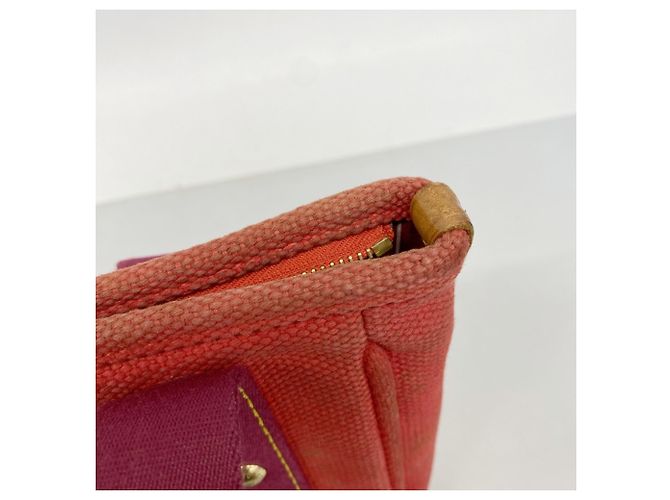 Borsa Louis Vuitton Antigua Cabas PM Rosso - vista 7