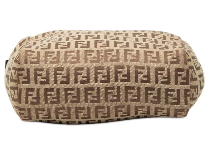 Fendi Beige Mini Zucchino Canvas Handtasche - Ansicht 3