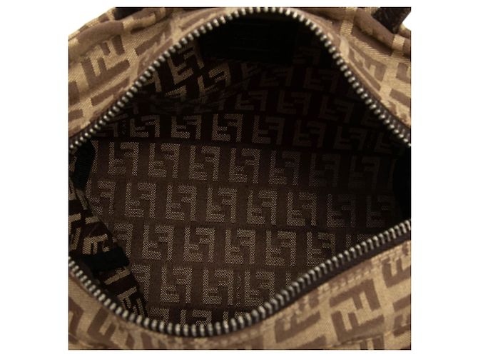 Fendi Beige Mini Zucchino Canvas Handtasche - Ansicht 4