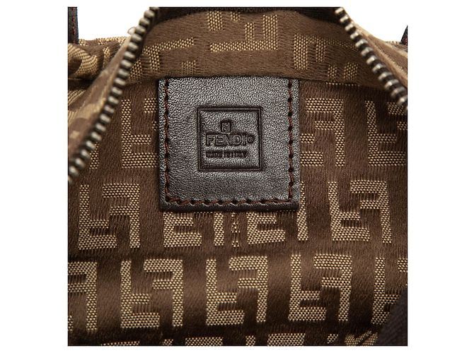 Fendi Beige Mini Zucchino Canvas Handtasche - Ansicht 5