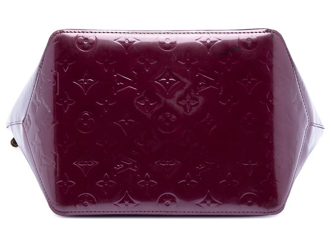 Louis Vuitton Purple Monogram Vernis Bellevue PM Porpora - vista 3