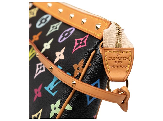 Pochette Accessoires Louis Vuitton Black Monogram Multicolore Negro - vista 5