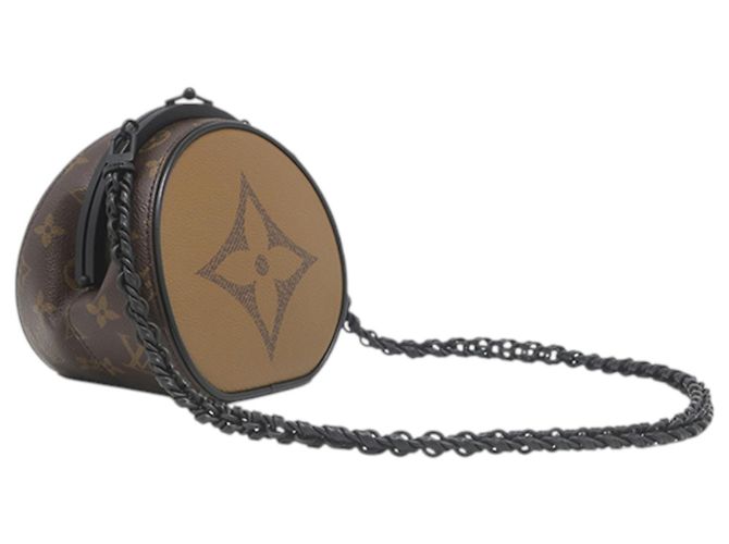 Louis Vuitton Marrone Monogram Reverse Giant Boursicot BC - vista 2