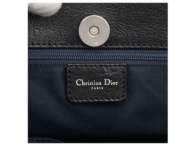 Borsa Dior Blue Diorissimo Trotter Denim Flight Blu scuro - vista 5