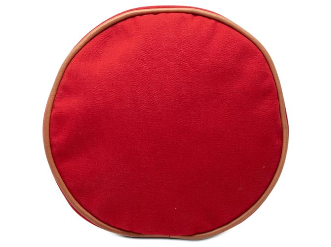 Hermès Red Toile Polochon Mimile Rosso - vista 3