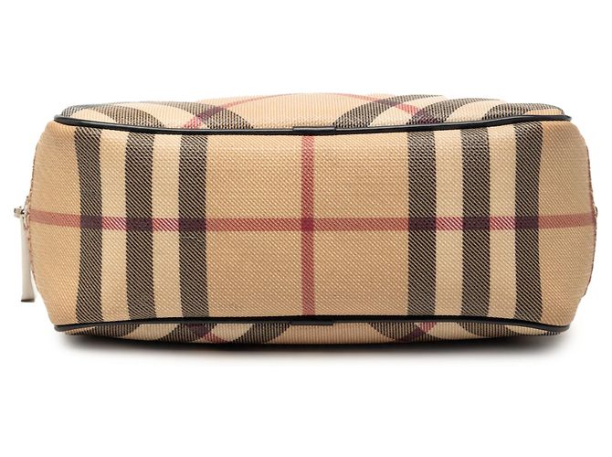 Burberry Beige Supernova Check beschichtete Canvas-Pochette - Ansicht 3