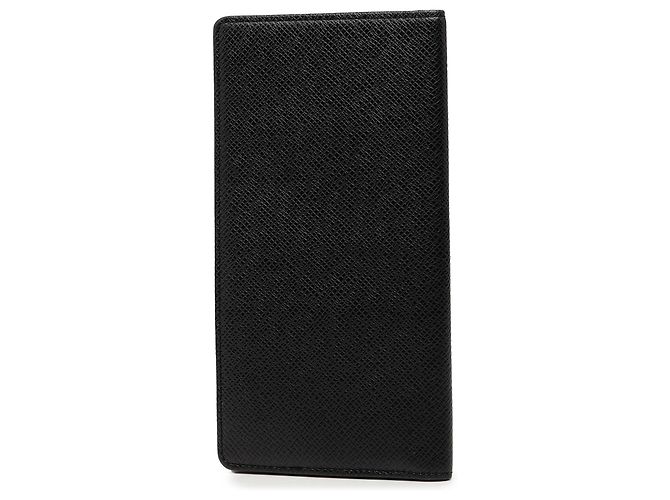 Cartera Louis Vuitton Black Taiga Brazza Negro - vista 2