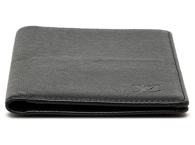 Cartera Louis Vuitton Black Taiga Brazza Negro - vista 3