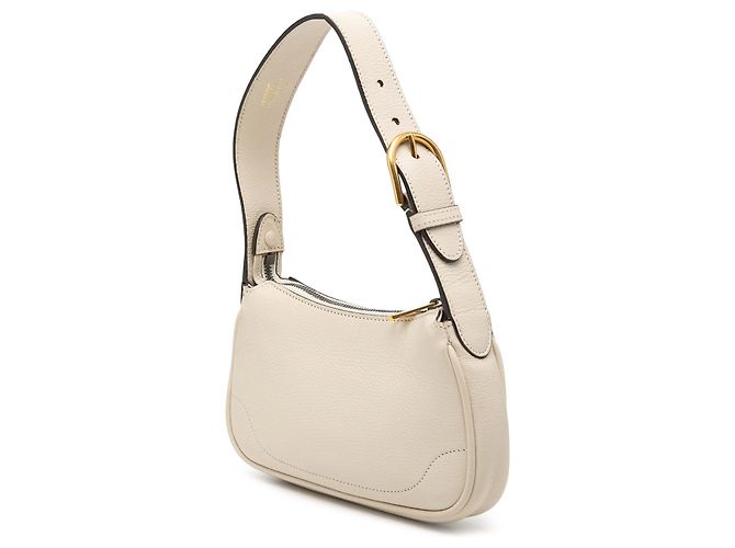Borsa a tracolla Gucci White Mini Goatskin Aphrodite Bianco - vista 2