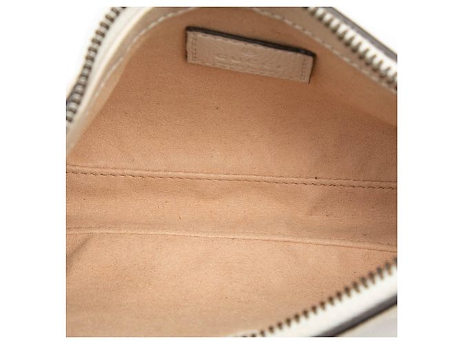 Borsa a tracolla Gucci White Mini Goatskin Aphrodite Bianco - vista 4
