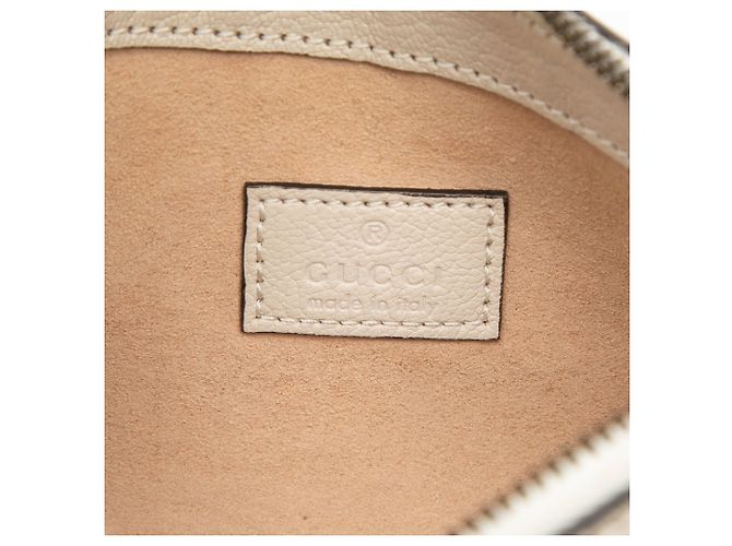 Borsa a tracolla Gucci White Mini Goatskin Aphrodite Bianco - vista 5