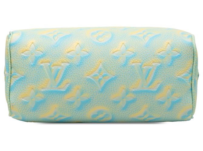 Louis Vuitton Nano Speedy Green Monogram Empreinte Summer Stardust Verde Verde chiaro - vista 3