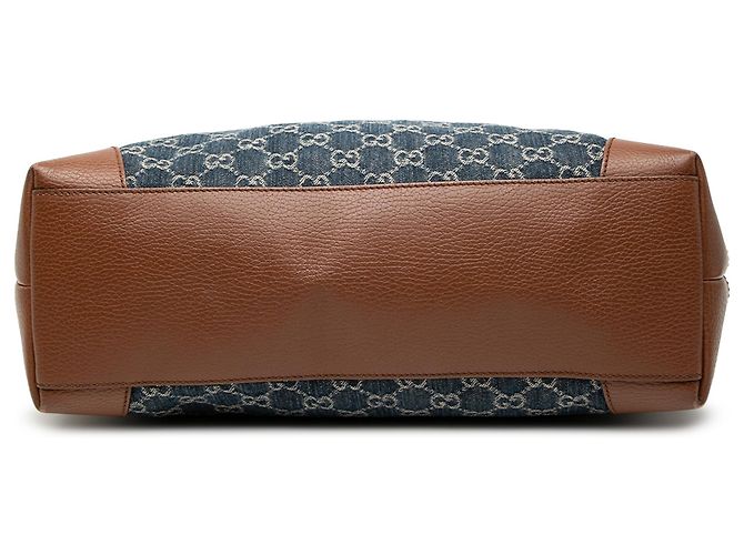 Gucci Blue Medium GG Denim Ophidia Tote Blau - Ansicht 3