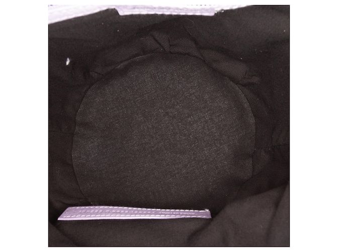 Borsa a secchiello Balenciaga Le Cagole in agnello viola XS Porpora - vista 4
