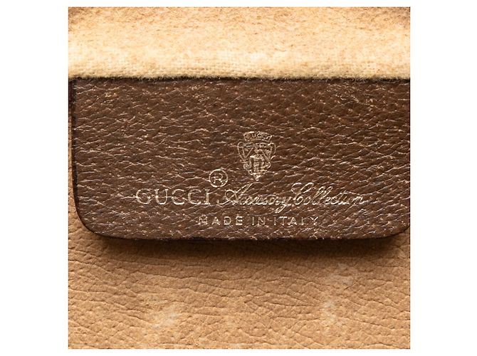 Gucci Beige GG Supreme Web Crossbody - vista 5