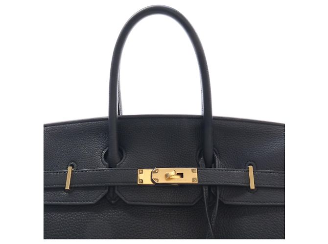 Hermès Black Togo Birkin Retourne 35 Nero - vista 11