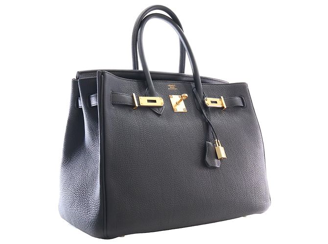 Hermès Black Togo Birkin Retourne 35 Nero - vista 2