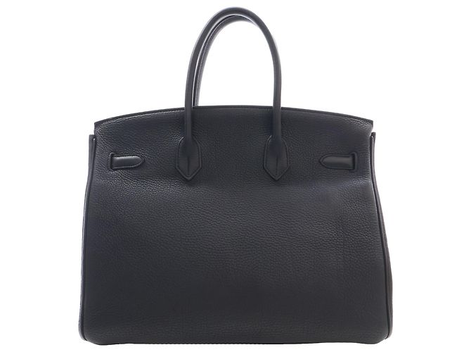 Hermès Black Togo Birkin Retourne 35 Nero - vista 4