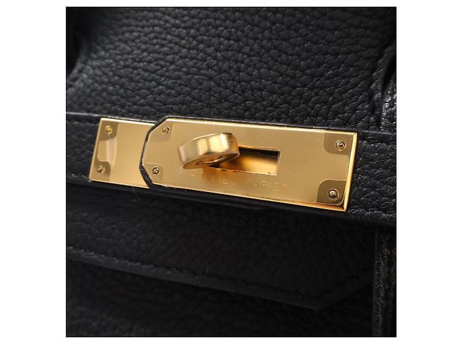 Hermès Black Togo Birkin Retourne 35 Nero - vista 8