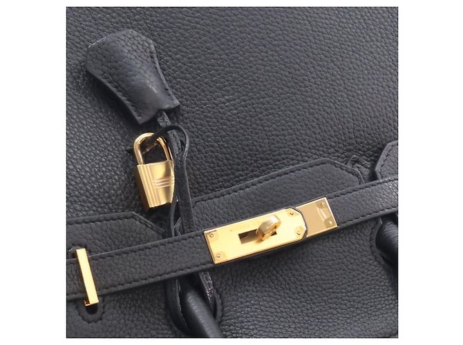 Hermès Black Togo Birkin Retourne 35 Nero - vista 9