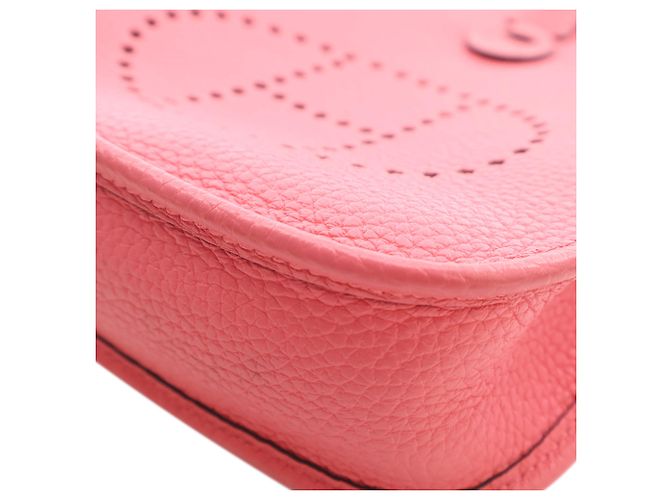 Hermès Pink Clemence Evelyne TPM 16 Rosa - vista 11