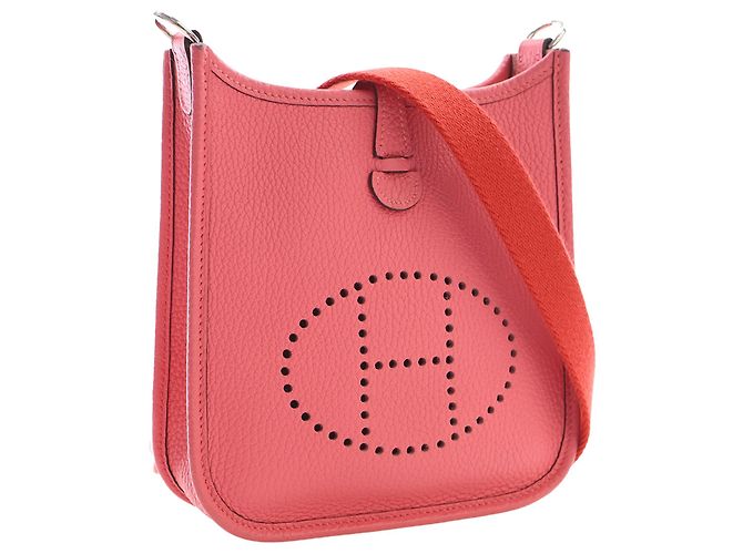 Hermès Pink Clemence Evelyne TPM 16 Rosa - vista 3