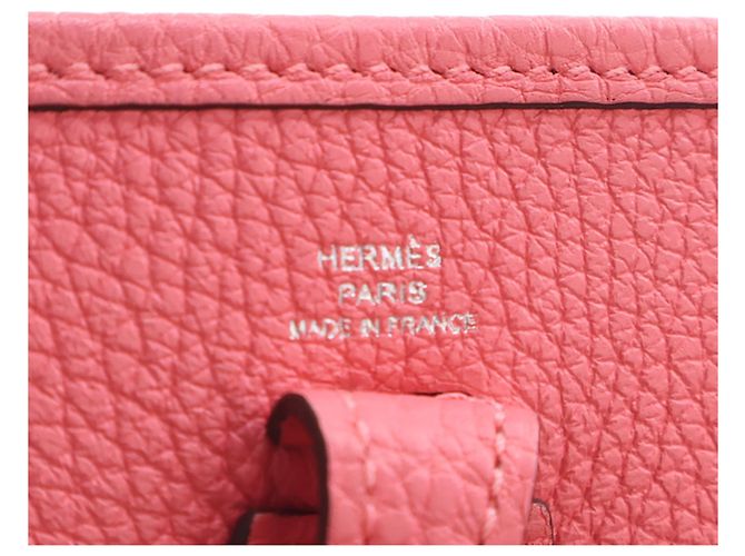 Hermès Pink Clemence Evelyne TPM 16 Rosa - vista 6