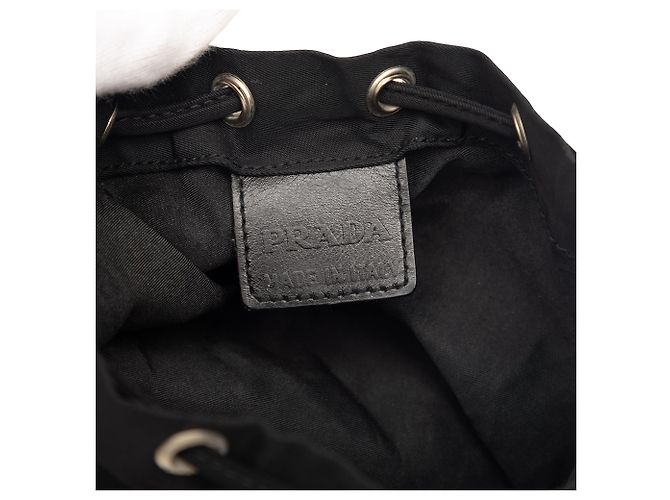 Pochette de cordón en Tessuto negro Prada - vista 5
