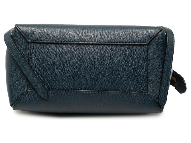Belt Bag Céline Borsa Belt in pelle di vitello micro granulata blu Celine Blu navy - vista 3