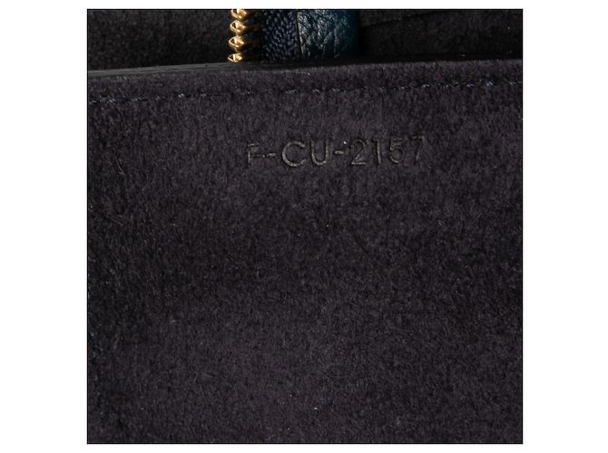 Belt Bag Céline Borsa Belt in pelle di vitello micro granulata blu Celine Blu navy - vista 6