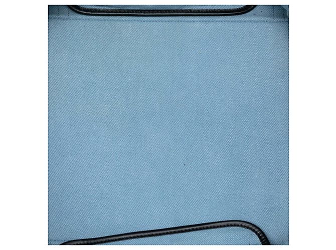 Céline Celine Blue Medium Denim Phantom Luggage Tote Blau Hellblau - Ansicht 4