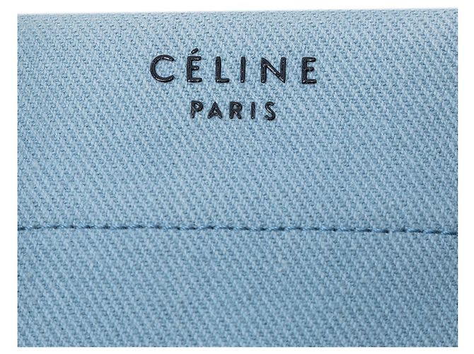 Céline Celine Blue Medium Denim Phantom Luggage Tote Blau Hellblau - Ansicht 6