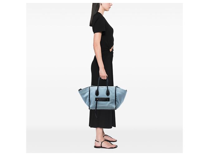 Céline Celine Blue Medium Denim Phantom Luggage Tote Blau Hellblau - Ansicht 7