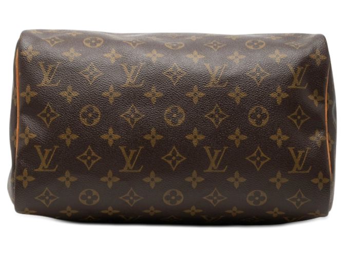 Louis Vuitton Marrone Monogram Speedy 30 - vista 3