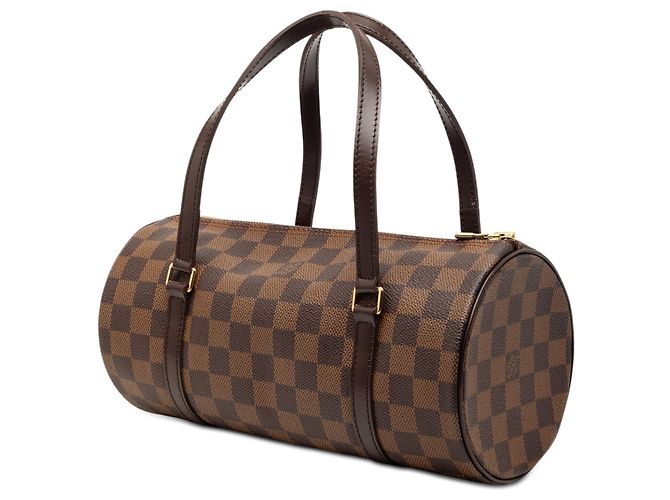 Louis Vuitton Marrone Damier Ebene Papillon 26 - vista 2